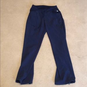 Small navy scrub pants